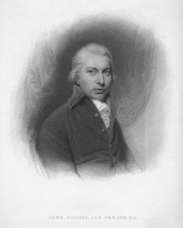 John Gillies, L.L.D. F.R.S. and S.A.', 1813.