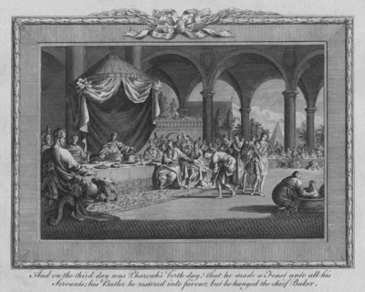 And on the third day was Pharaoh's birth day...', late 17th-early 18th century.