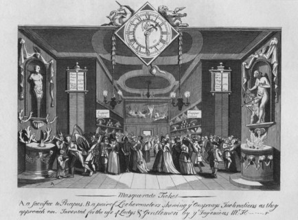 Masquerade Ticket', 1727, (1827).