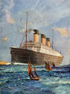 The White Star Liner "Majestic", .