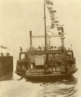 The Harwich-Zeebrugge Train Ferry', c1930.