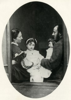 Effie Gray, John Everett Millais, and their daughters Effie and Mary, 21 July 1865, (1948).