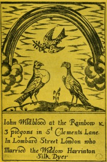 Trade card for a dyer's shop, 18th century, (1948).