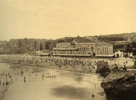 Biarritz - Le Casino Municipal et la Grande Plage, c1930.