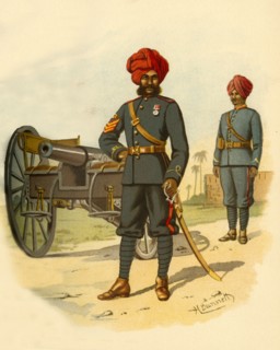 The Bombay Artillery', 1890.