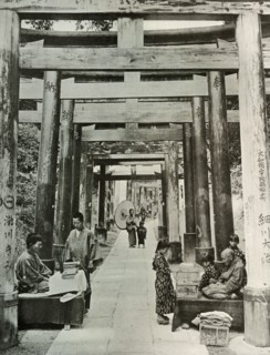 An Avenue of Torii at Inari', 1910.