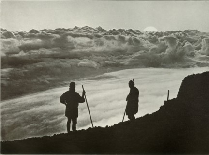 Sunset from the Summit of Fuji', 1910.