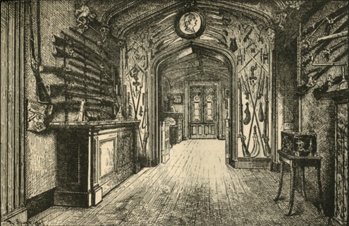 The Armory at Abbotsford', 1882.
