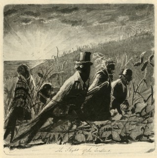 The Flight of the Swallows', 1882.