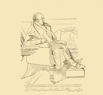 The Elder D'Israeli', c1840s, (1881).