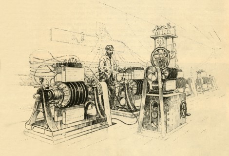 Dynamo-Electric Machines, Worked by Steam, and Producing Magneto-Electricity', 1882.