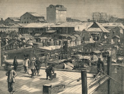 The Recent Riots at Canton', c1883.