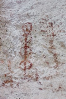 Pictography, Faical, San Ignacio, Cajamarca, Peru, 2015.
