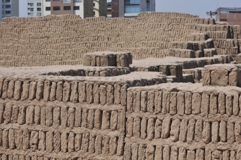 Huaca Pucllana Miraflores, Lima, Peru, 2015.