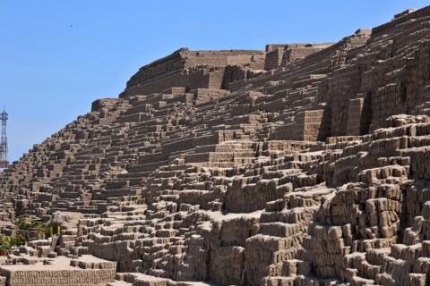 Huaca Pucllana Miraflores, Lima, Peru, 2015.