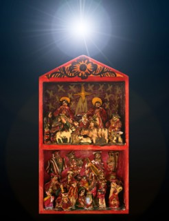 Nativity, Retablo, Ayacucho, Peru, 2015.