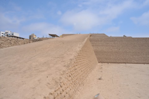 Huaca Huallamarca San Isidro, Lima, Peru, 2015.