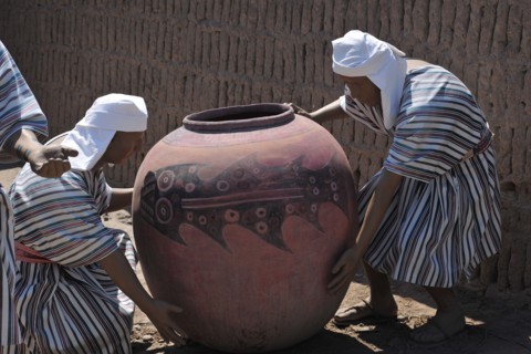 Huaca Pucllana Miraflores, Lima, Peru, 2015.