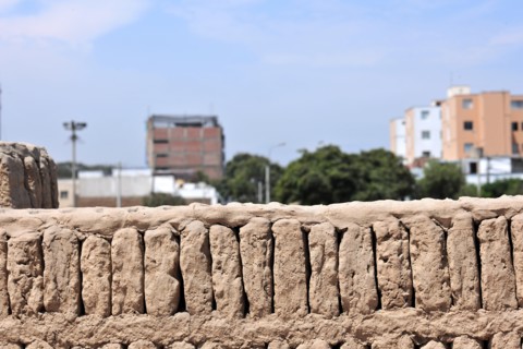Huaca Pucllana Miraflores, Lima, Peru, 2015.