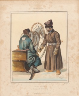 Coachmen in Petersburg, Mid of the 19th cen..