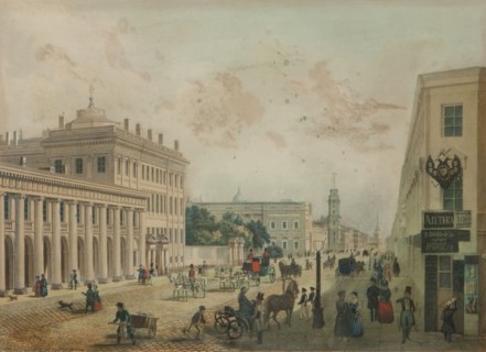 The Anichkov Palace in Saint Petersburg, End 1840s.
