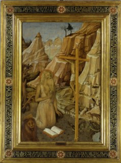 The Penitent Saint Jerome in the desert, 1450.