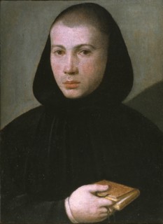 Portrait of a young Benedictine monk, First Half of 16th cen..