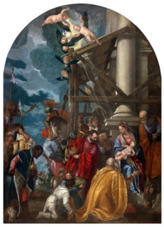 The Adoration of the Magi.