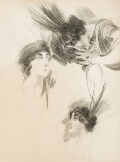 Three Studies for The Portrait of Dora di Rudinì Labouchère.