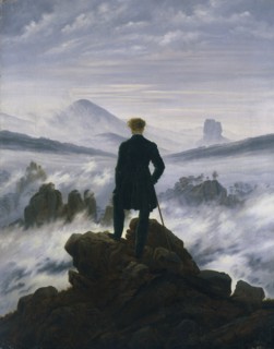Wanderer above the Sea of Fog, c. 1817.