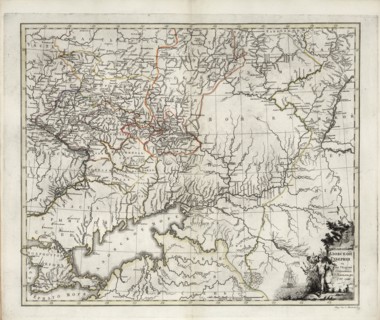 General Map of Azov Governorate, 1782.