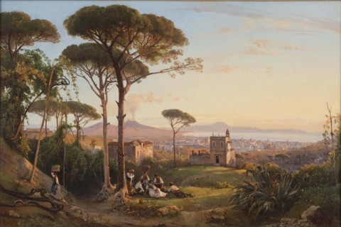 Naples seen from La Conocchia, 1844.