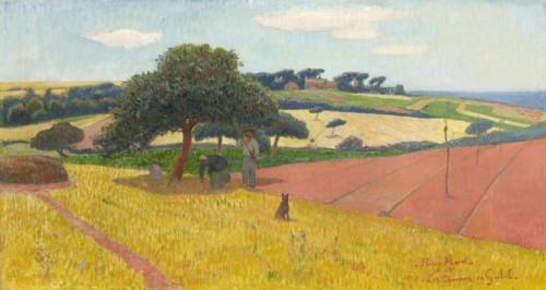 Les Chaumes en Guidel , 1891.