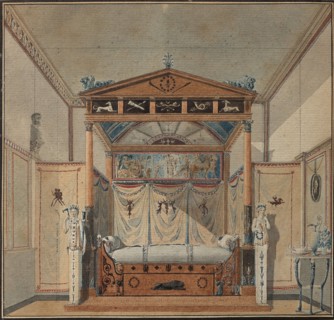 Design of the Bed, c. 1800.