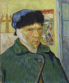 Autoportrait à l'oreille bandée (Self-Portrait with Bandaged Ear), 1889.