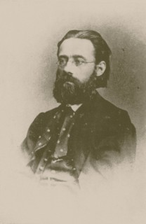 Portrait of the composer Bedrich Smetana, 1866.