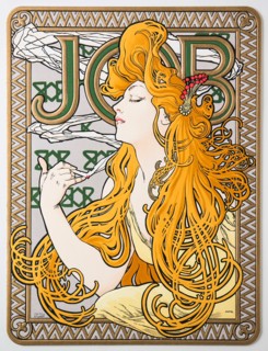 Advertising Poster for the tissue paper "Job", 1897.