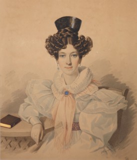 Portrait of Anna Platonovna Plautina (1808-1886), 1830s.