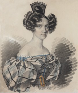 Portrait of Olga Nikolaevna Talyzina, née Zubova (1803-1882), Early 1830s.
