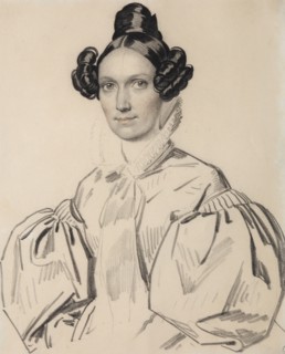 Portrait of Olga Nikolaevna Talyzina, née Zubova (1803-1882), Early 1830s.