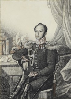 Portrait of Alexander Ivanovich Germann, 1822.