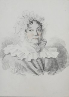 Portrait of Maria Ivanovna Rimskaya-Korsakova, née Naumova (1764-1832), 1820s.