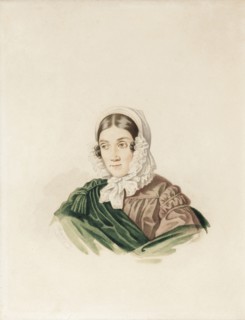 Portrait of Tatiana Petrovna Lvova (1789-1848), née Poltoratskaya, 1830s.