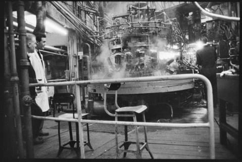 Automatic glass blowing machine, Wear Flint Glass Works, Alfred Street, Millfield, Sunderland, 1961