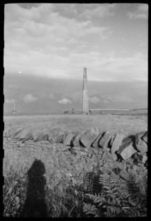 Chimney flue from a former lead smelting mill, near Hexham, Northumberland, c1955-c1980