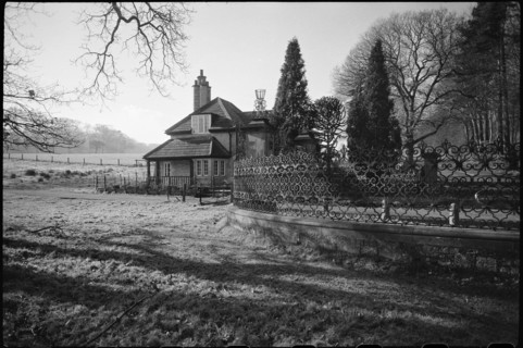 Old lodge and attached wall, Hamsterley Hall, County Durham, c1955-c1980