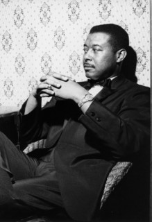 Donald "Duck" Bailey seated, early 1970s.