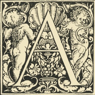 A - An Alphabet by Hans Weiditz', c1520-1521, (1908).