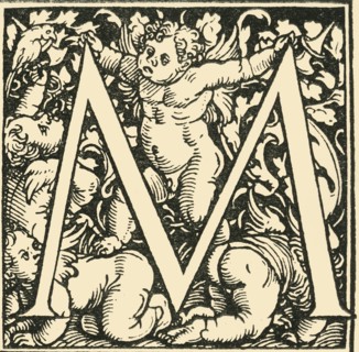 M - An Alphabet by Hans Weiditz', c1520-1521, (1908).