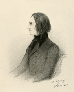 F. Liszt', 1840.